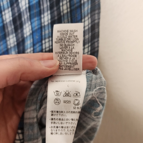 Frank & Eileen Tee Lab Limited Edition Plaid Asymmetrical Maxi Skirt M - Picture 6 of 7